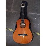 A Valencia acoustic guitar with soft case