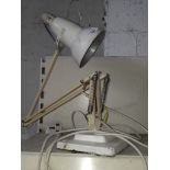 A Herbert and Terry stepped anglepoise lamp