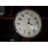 A Smiths bakelite wall clock