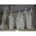 Four Royal Doulton Images figures