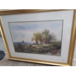 Edwin St John (1878-1961), rural landscape, watercolour, 70cm x 48cm, signed 'E St John' lower left,