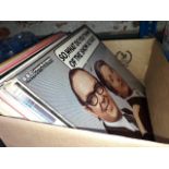 A collection of comedy and music LP's including a rare Tony Hancock (the blood donor) Morecambe &