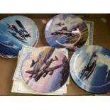 Collectors plates - aircraft - including limited edition Royal Worcester to commemorate Dambusters