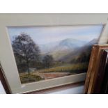 Alan Paynes, "Bridle Path In Great Langdale, Lake District", watercolour, 46cm x 35cm, signed