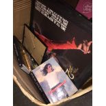 A box of Michael Jackson memorabilia