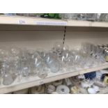 Large selection of glassware