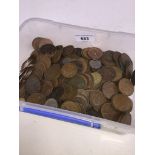 A box of appx 3.5KG of coins, Queen Victoria onwards