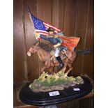 American civil war horse and rider model