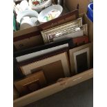 A box of photo frames