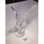 A Waterford glass Eagle