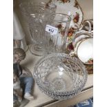 Waterford crystal Ice jug, bowl and a vase