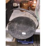 An iron griddle.