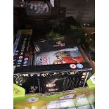 A box of DVDs to include Breaking Bad, League of Gentlemen and Game of Thrones boxsets etc.