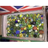 A box of marbles