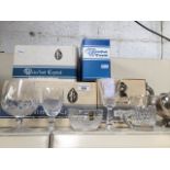 Various boxed Waterford glassware