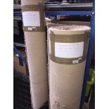 2 rolls of carpet, 5.61m x 1.6m & 2.21m x 1.83m