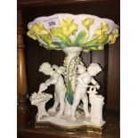 19th century Moore porcelain centre piece