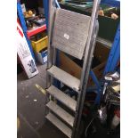 Aluminium stepladder.