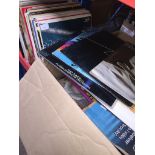 A box of LPs and some loose LPs including Moondog, Tomita, etc.
