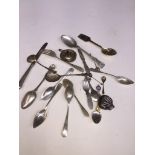 A bag of various silver cutlery - approx 500g.