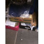 3 boxes of mainly bedding and woolen ware.