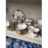 Approx 35 pieces of Royal Albert Old Country Roses