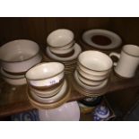 Denby Potters Wheel including bowls, 3 sizes of plate (8 of each) - total appx 35 pieces