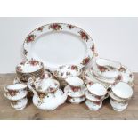 A Royal Albert Old Country Roses tea set, approx. 45 pieces.