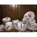 Royal Worcester Evesham tea wares, bowls and serving items - approx 43 pieces