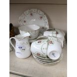 An Edwardian Royal Doulton teaset for 8 people