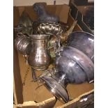 Box of metalware