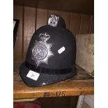 A police helmet