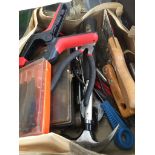 A box of misc tools.