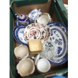 Box of various pottery