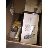 A box of picture frames