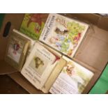 A collection of Beatrix Potter books including a first edition copy of The Tale of Pigling Bland