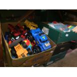 12 boxes of various toys, games, etc.