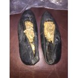 Pair of antique leather shoes