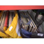 2 bags of LPs, few 45s and some DVDs.