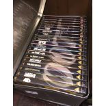 Collection of James Bond DVDs in metal case