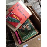 A box of mainly children's books, Enid Blyton, also including Dynamic Karate etc.