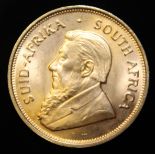 South Africa, 1974 Krugerrand, 1 oz. fine gold (91.67%) ONLY 10% BUYER'S PREMIUM (INCLUSIVE OF