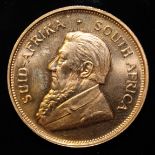 South Africa, 1974 Krugerrand, 1 oz. fine gold (91.67%) ONLY 10% BUYER'S PREMIUM (INCLUSIVE OF