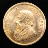 South Africa, 1977 Krugerrand, 1 oz. fine gold (91.67%) ONLY 10% BUYER'S PREMIUM (INCLUSIVE OF