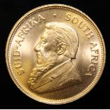 South Africa, 1974 Krugerrand, 1 oz. fine gold (91.67%) ONLY 10% BUYER'S PREMIUM (INCLUSIVE OF