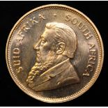 South Africa, 1974 Krugerrand, 1 oz. fine gold (91.67%) ONLY 10% BUYER'S PREMIUM (INCLUSIVE OF