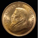 South Africa, 1974 Krugerrand, 1 oz. fine gold (91.67%) ONLY 10% BUYER'S PREMIUM (INCLUSIVE OF