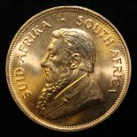 South Africa, 1982 Krugerrand, 1 oz. fine gold (91.67%) ONLY 10% BUYER'S PREMIUM (INCLUSIVE OF