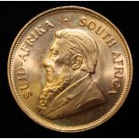 South Africa, 1974 Krugerrand, 1 oz. fine gold (91.67%) ONLY 10% BUYER'S PREMIUM (INCLUSIVE OF