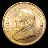 South Africa, 1974 Krugerrand, 1 oz. fine gold (91.67%) ONLY 10% BUYER'S PREMIUM (INCLUSIVE OF